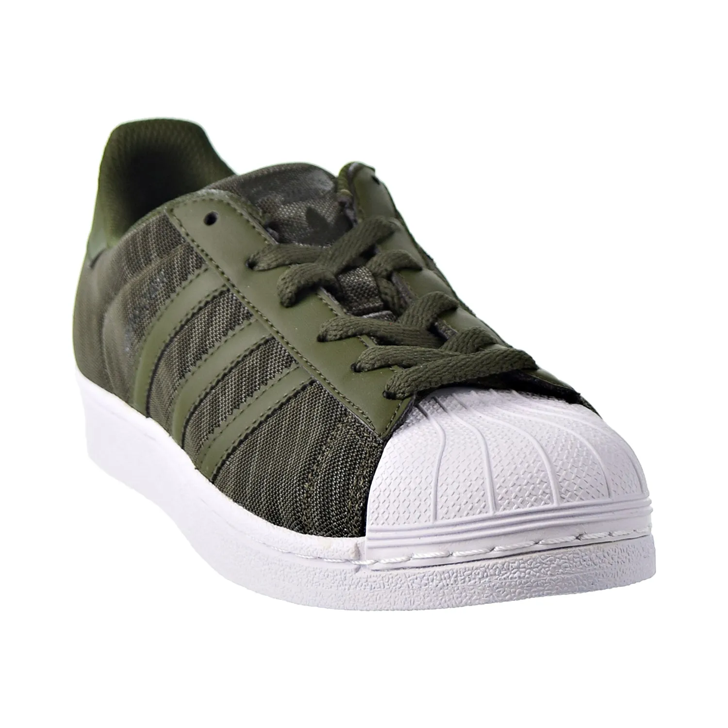 Adidas Superstar Glitter Mesh J Big Kids Shoes Night Cargo/Footwear White