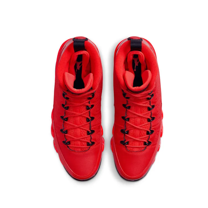 AIR JORDAN MENS 9 RETRO CHILE RED SHOES