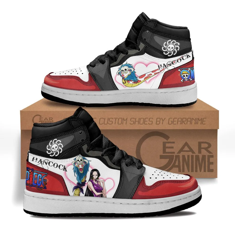 Boa Hancock Kids Sneakers Custom OP Anime Shoes For Kids