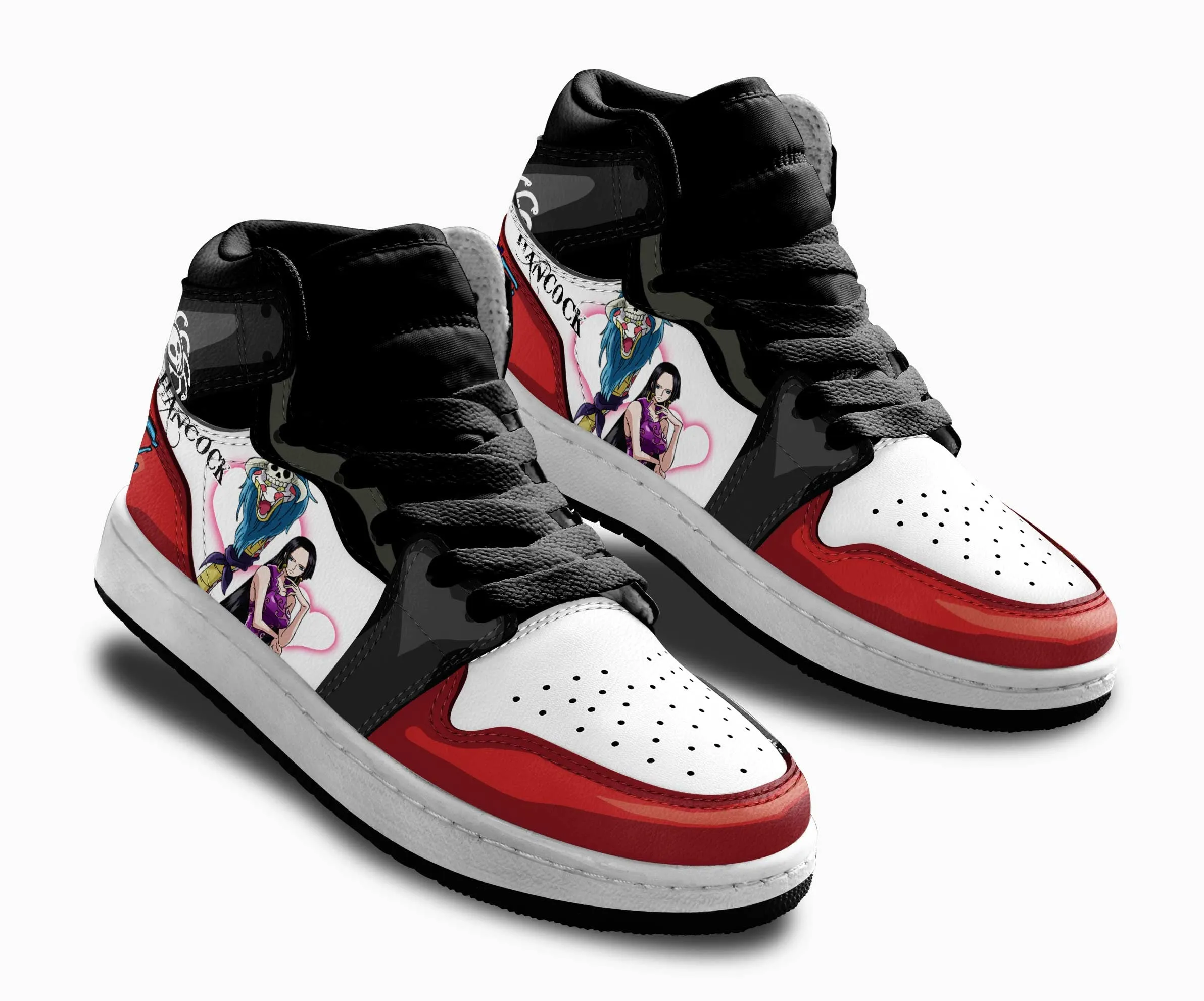 Boa Hancock Kids Sneakers Custom OP Anime Shoes For Kids