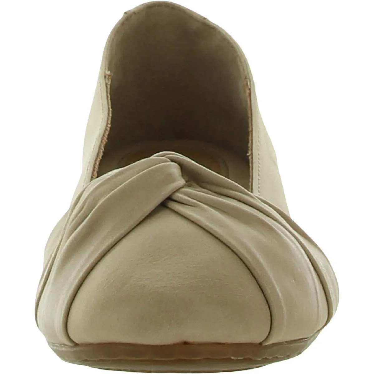 Born Womens Lilly Leather Slip On Ballet Flats