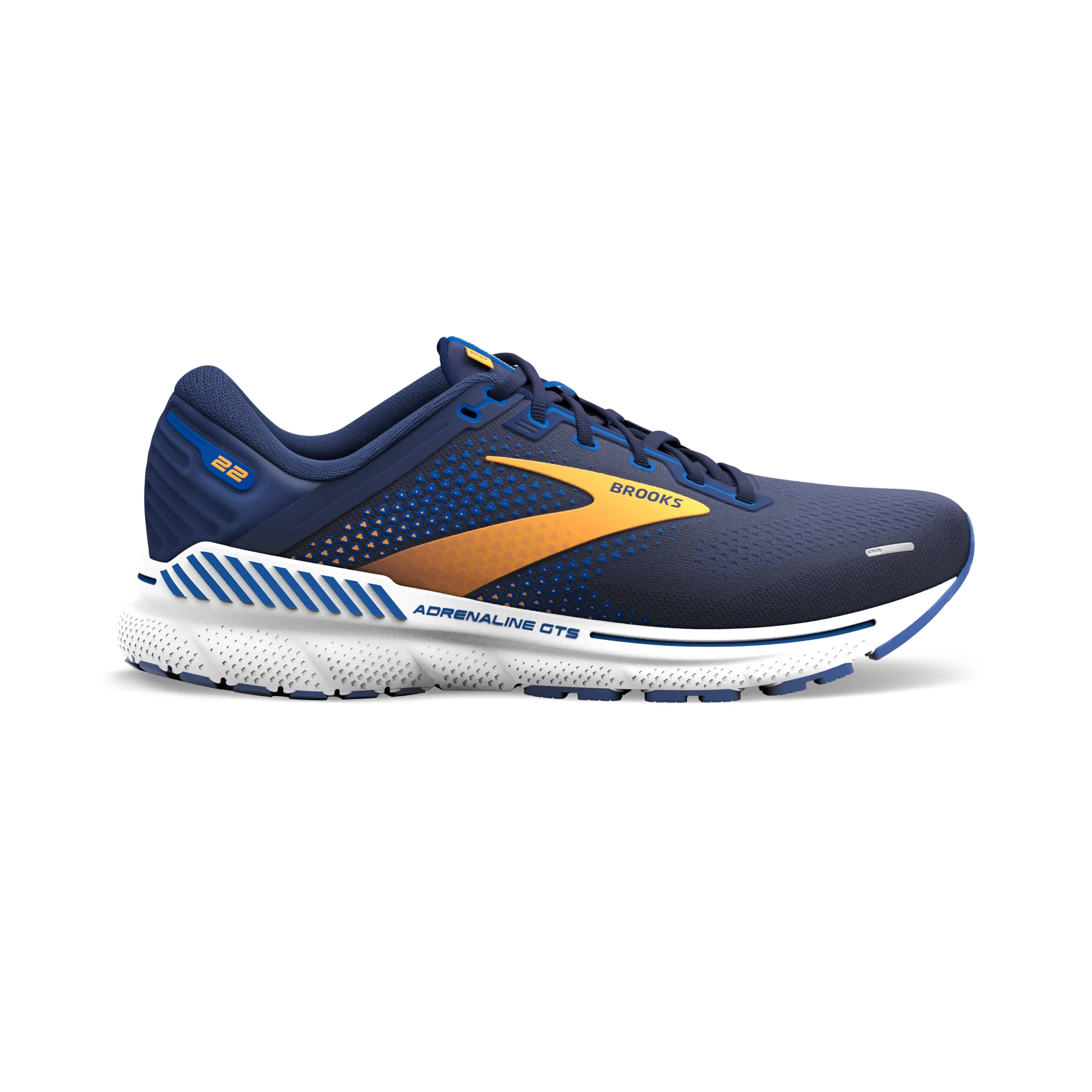 Brooks Adrenaline GTS 22 Mens 2E Wide Fit Running Shoes