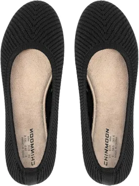 CHIN·MOON Women's Ballet Flats Comfortable Dressy Walking Dress Casual Shoes