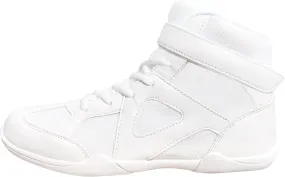 Danzcue Mid Top White Cheer Shoes