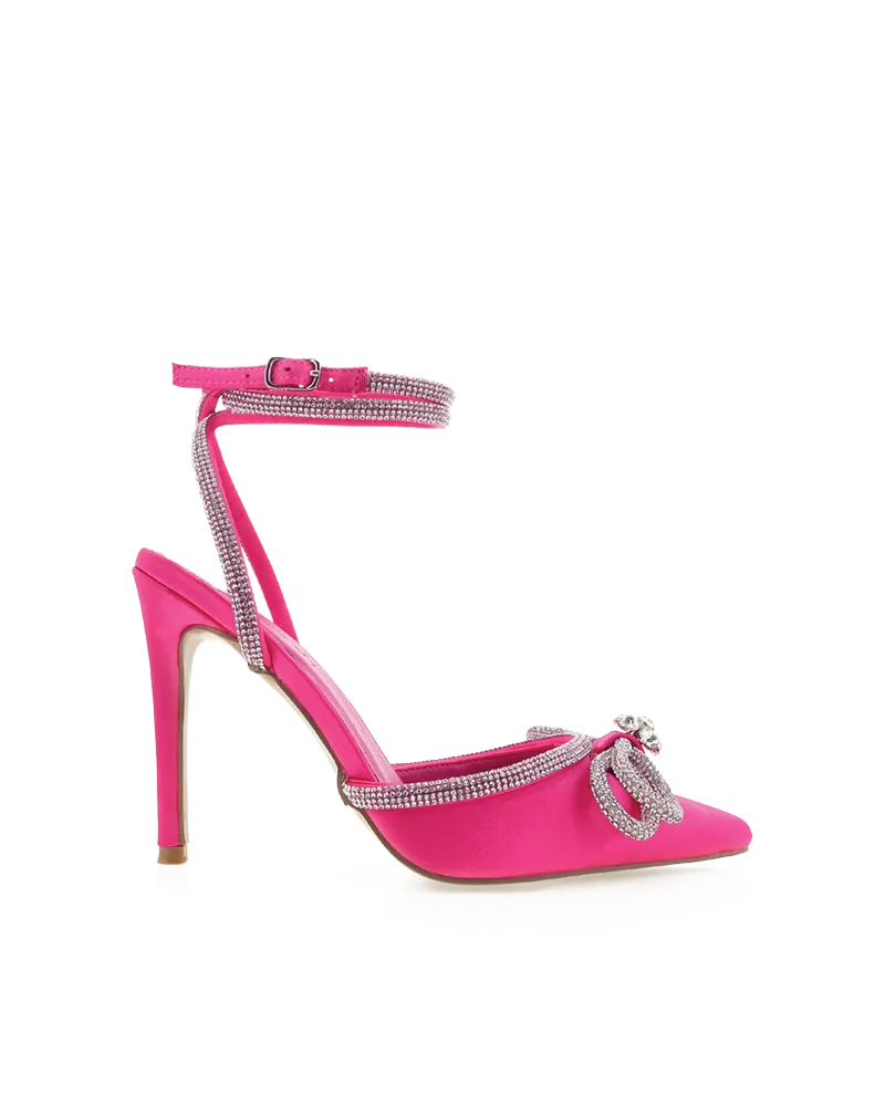 ELOPE - FUCHSIA SATIN