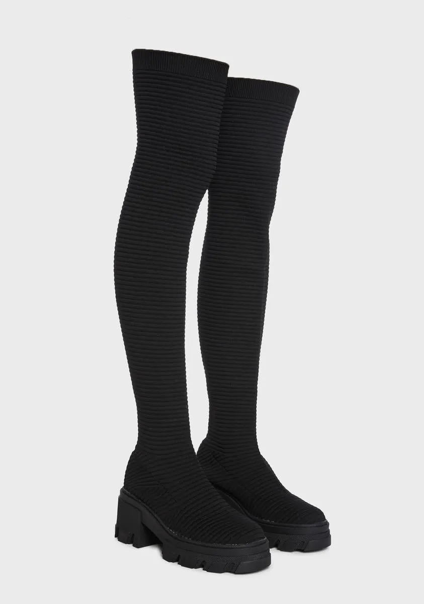 Forever A Spy Thigh High Boots