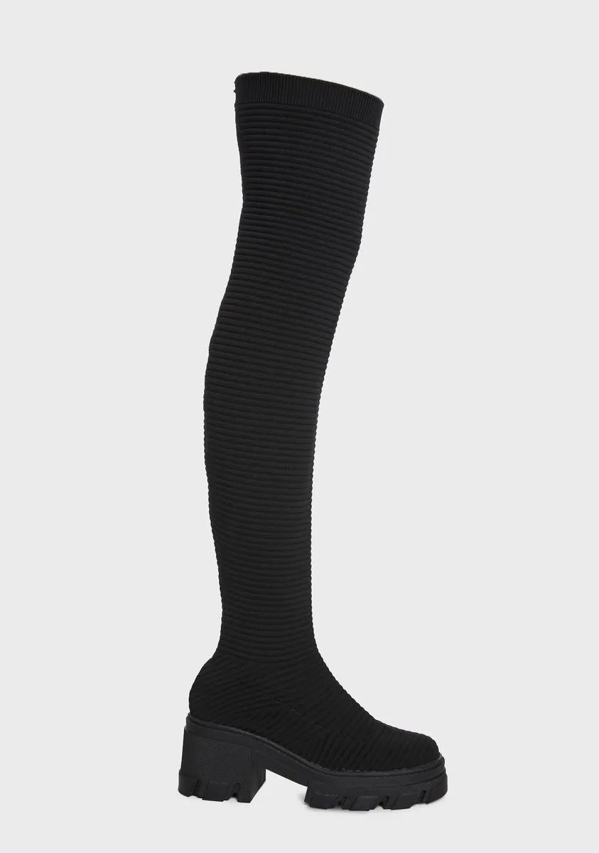 Forever A Spy Thigh High Boots
