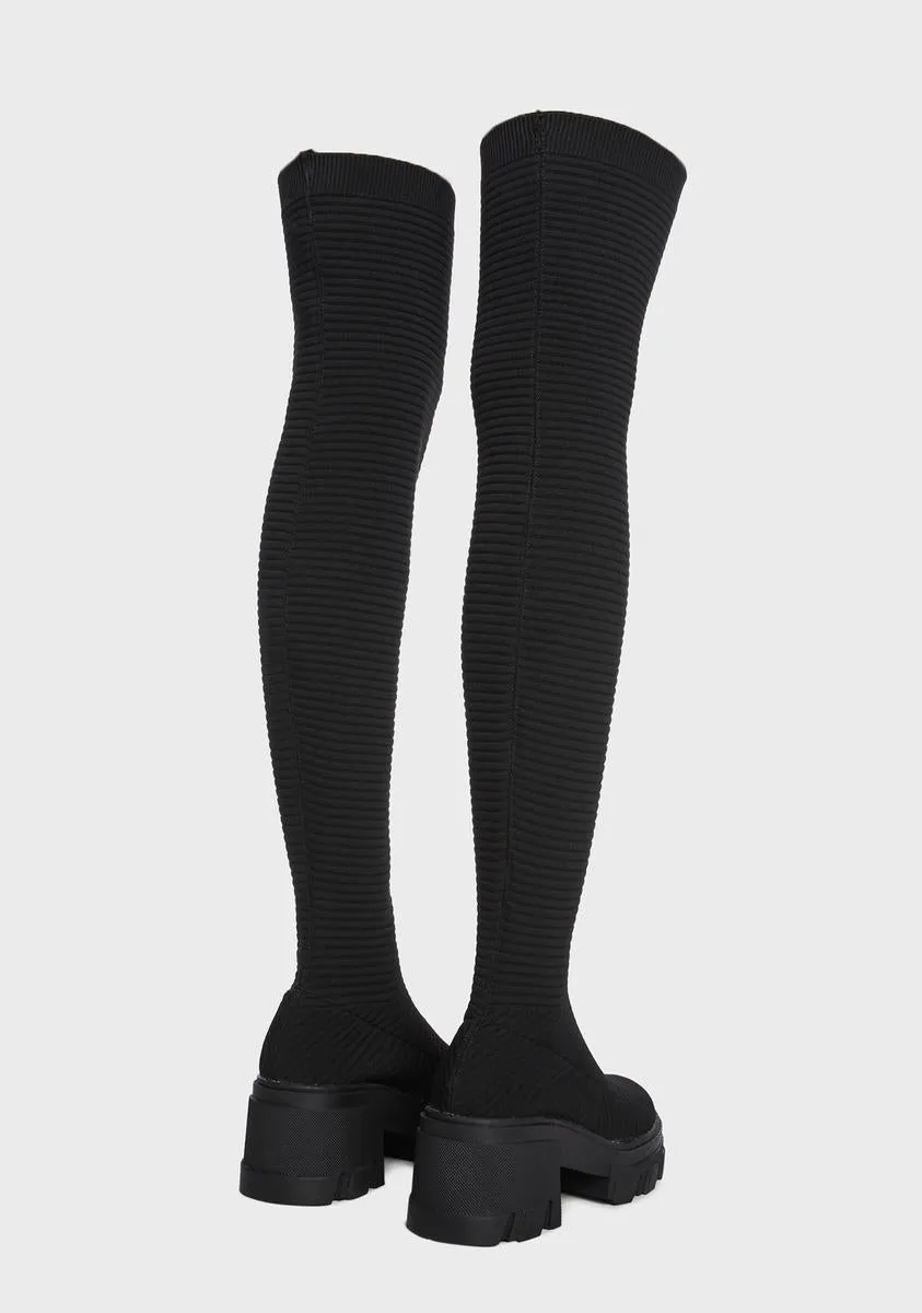 Forever A Spy Thigh High Boots