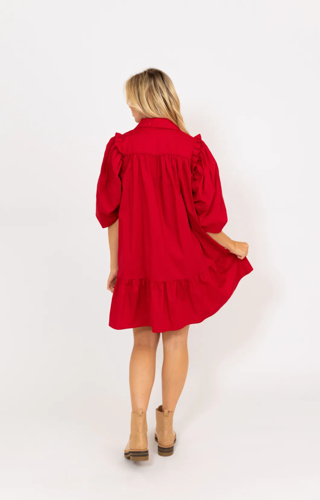 Garnet Lainey Ruffle Dress