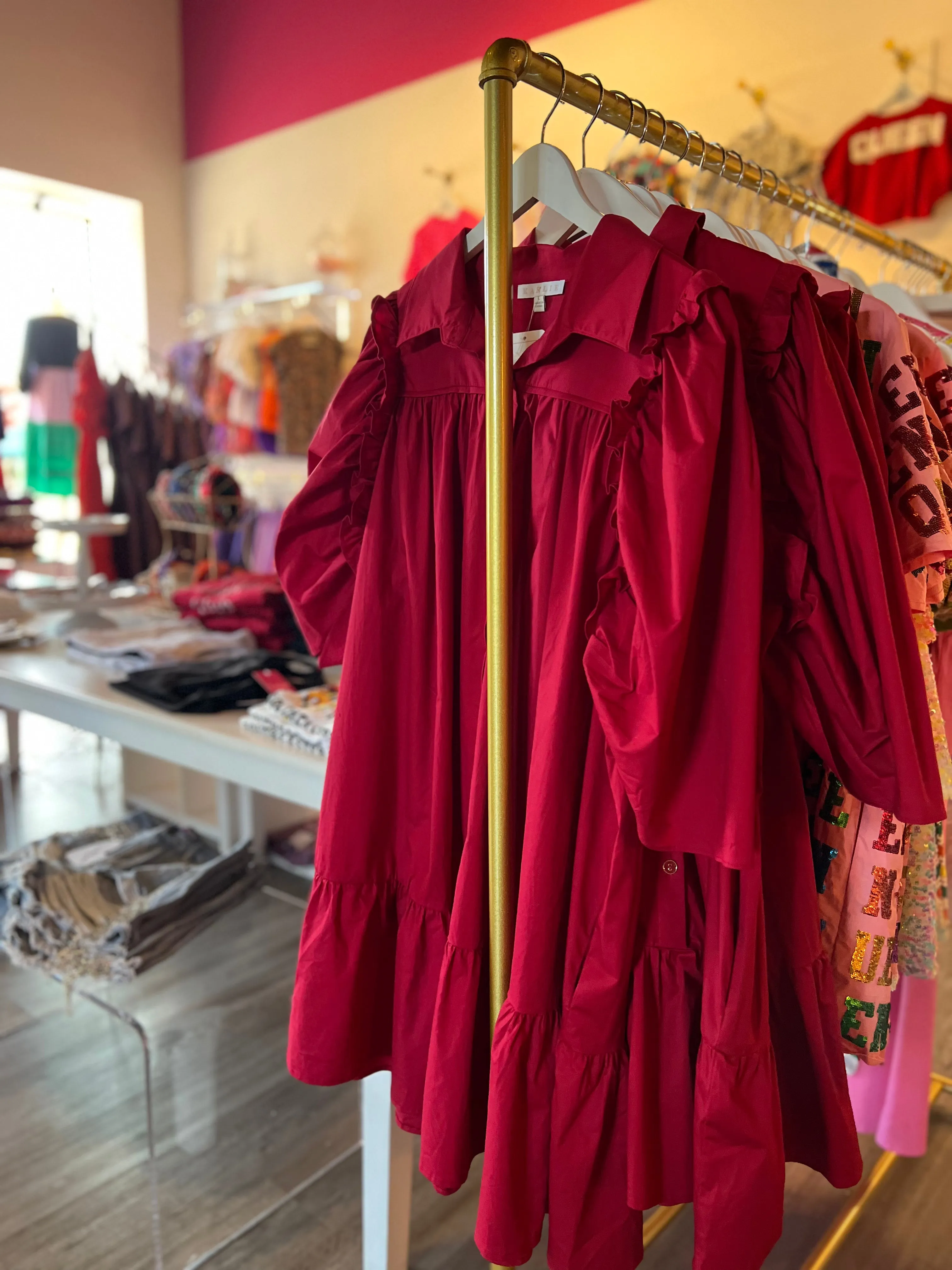 Garnet Lainey Ruffle Dress