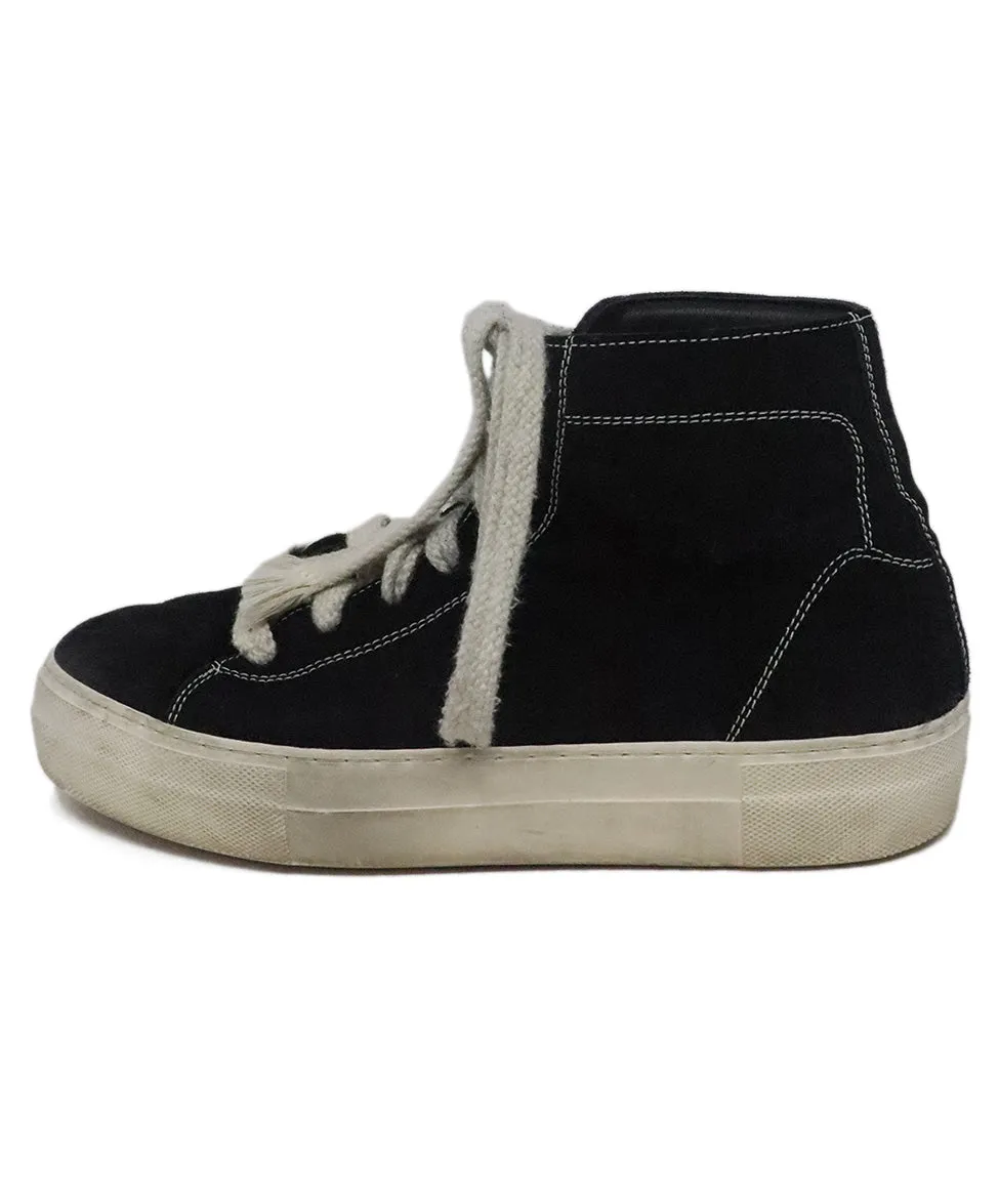 Helmut Lang Black Suede Sneakers sz 8.5
