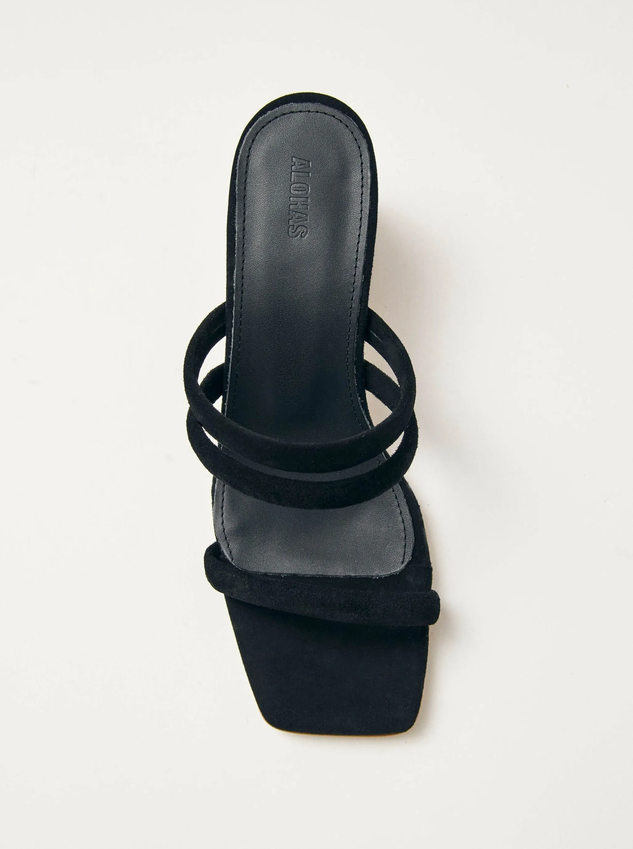 Indiana Black Leather Sandals
