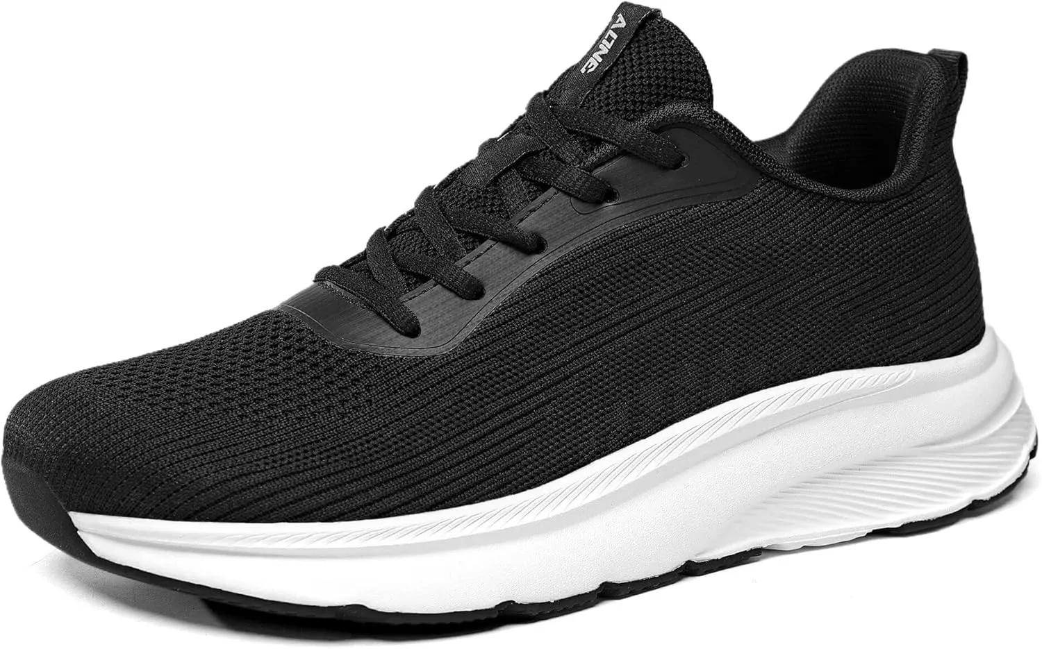 KDN Men's Wide Toe Box Shoes Cushioned Road Running Shoes Non Slip Mens Walking Sneakers for Wide Feet Comfortable Athletic Gym Workout Shoes Wide Width
