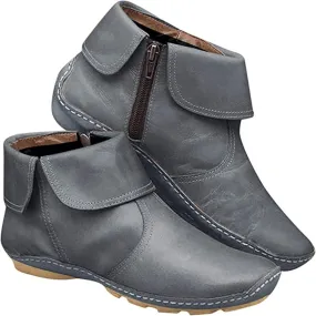 Ladmiple Boots For Women Ankle Booties Walking Cowboy Boots Western Fashion Cowgirl Boots High Top Casual Short Booties 2024