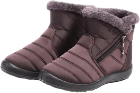 Lausiuoe Boots For Women Ankle Booties Flat Short Booties Ladies Western Casual Dressy Elegant Wide Width Boot Pull-On