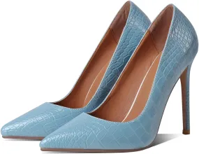 LEHOOR Women Pointed Toe Stiletto High Heels Snakeskin Slip On Stiletto Heel Pumps 5 inch Thin High Heel Sandals Closed Pointy Toe Sexy Fashion Wedding Party Evening Stilettos 4-11 M US