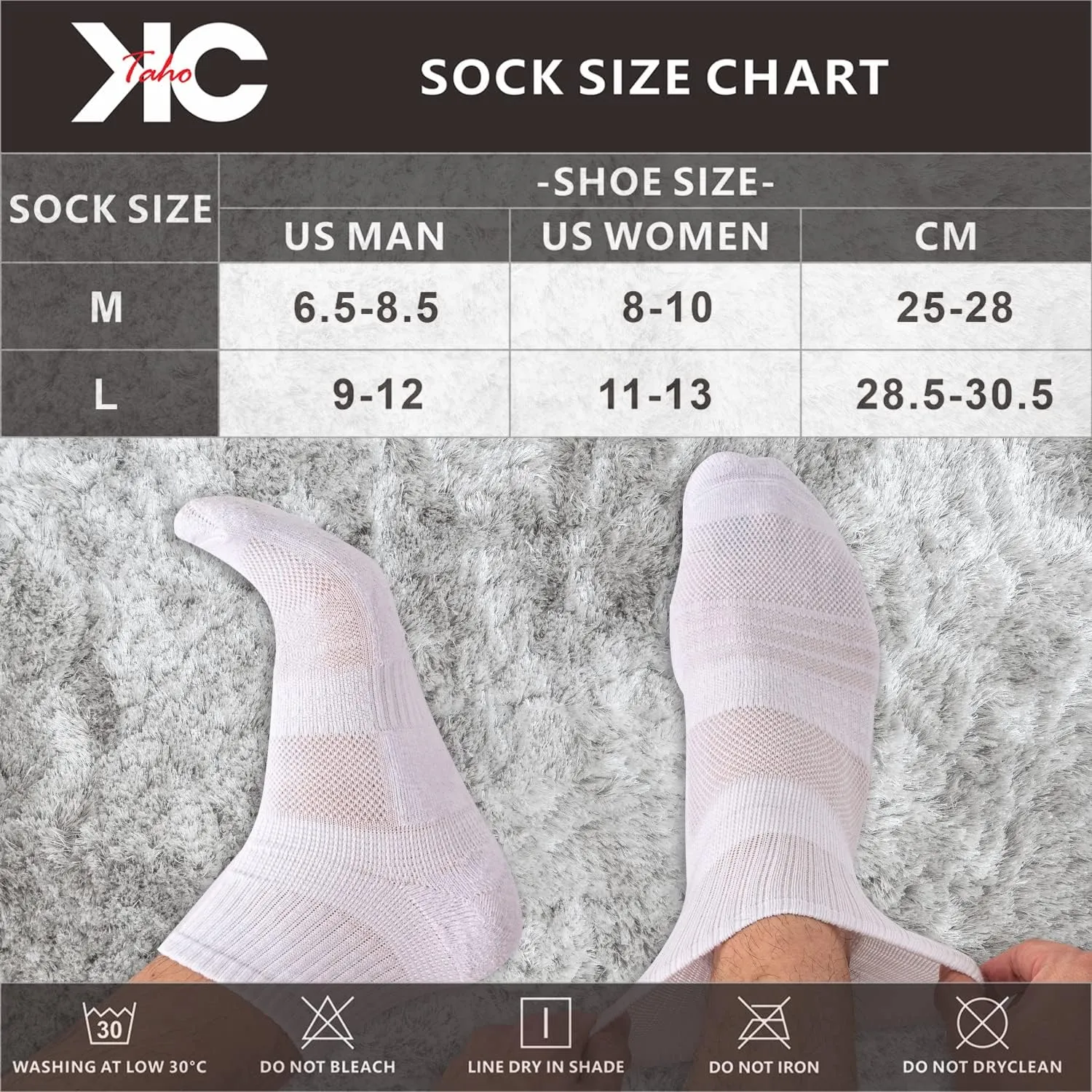 Men's Quarter Athletic Cotton Socks 8 Pairs with Arch Support Breathable Cushioned Running Sports Socks