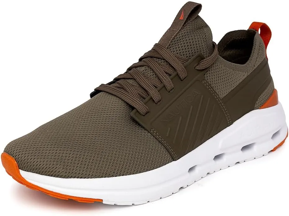 Nautica Mens Running Sneakers Sport Fashion Lace-Up Athletic Soft Shoes for Gym Tennis Men  Cushioned, Breathable, Lightweight & Comfortable