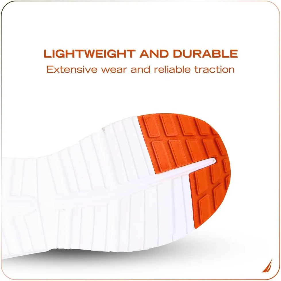 Nautica Mens Running Sneakers Sport Fashion Lace-Up Athletic Soft Shoes for Gym Tennis Men  Cushioned, Breathable, Lightweight & Comfortable
