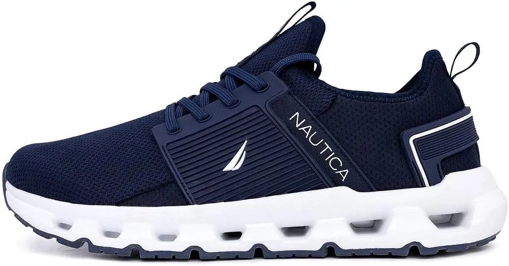 Nautica Mens Running Sneakers Sport Fashion Lace-Up Athletic Soft Shoes for Gym Tennis Men  Cushioned, Breathable, Lightweight & Comfortable