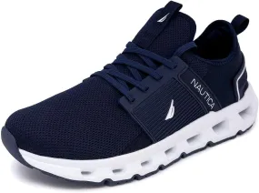 Nautica Mens Running Sneakers Sport Fashion Lace-Up Athletic Soft Shoes for Gym Tennis Men  Cushioned, Breathable, Lightweight & Comfortable