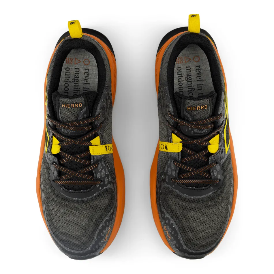 New Balance Hierro v8 Men's Running Shoes Black/Orange AW24