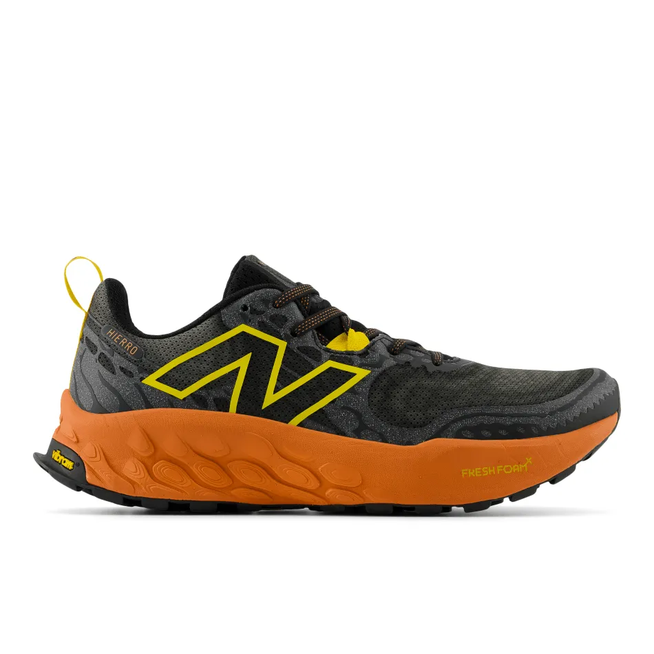 New Balance Hierro v8 Men's Running Shoes Black/Orange AW24