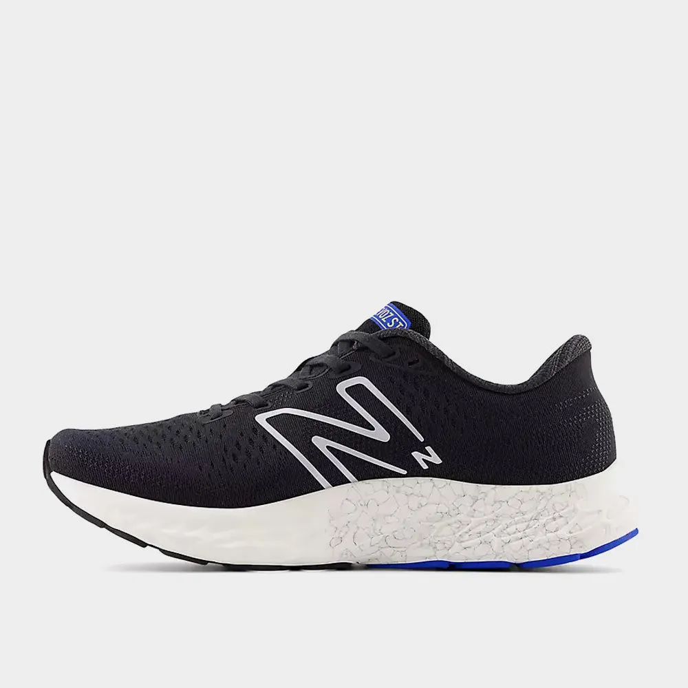 New Balance Mens Fresh Foam Evoz St Performance Running Black/white _ 180823 _ Black