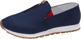 Orthopedic Slip-On Walking Shoes for Women, Comfort Loafers Wide Fit Knit Breathable Mesh Non-Slip Platform