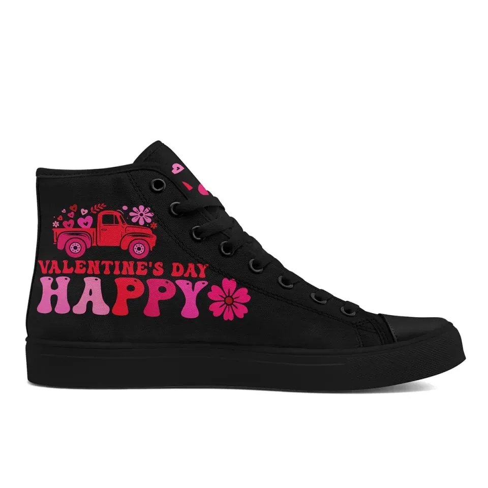 Unique Gift,Personalized Romantic Sneakers, Custom Love Struck Shoes, Unique Valentine's Gift
