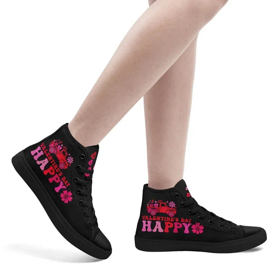 Unique Gift,Personalized Romantic Sneakers, Custom Love Struck Shoes, Unique Valentine's Gift