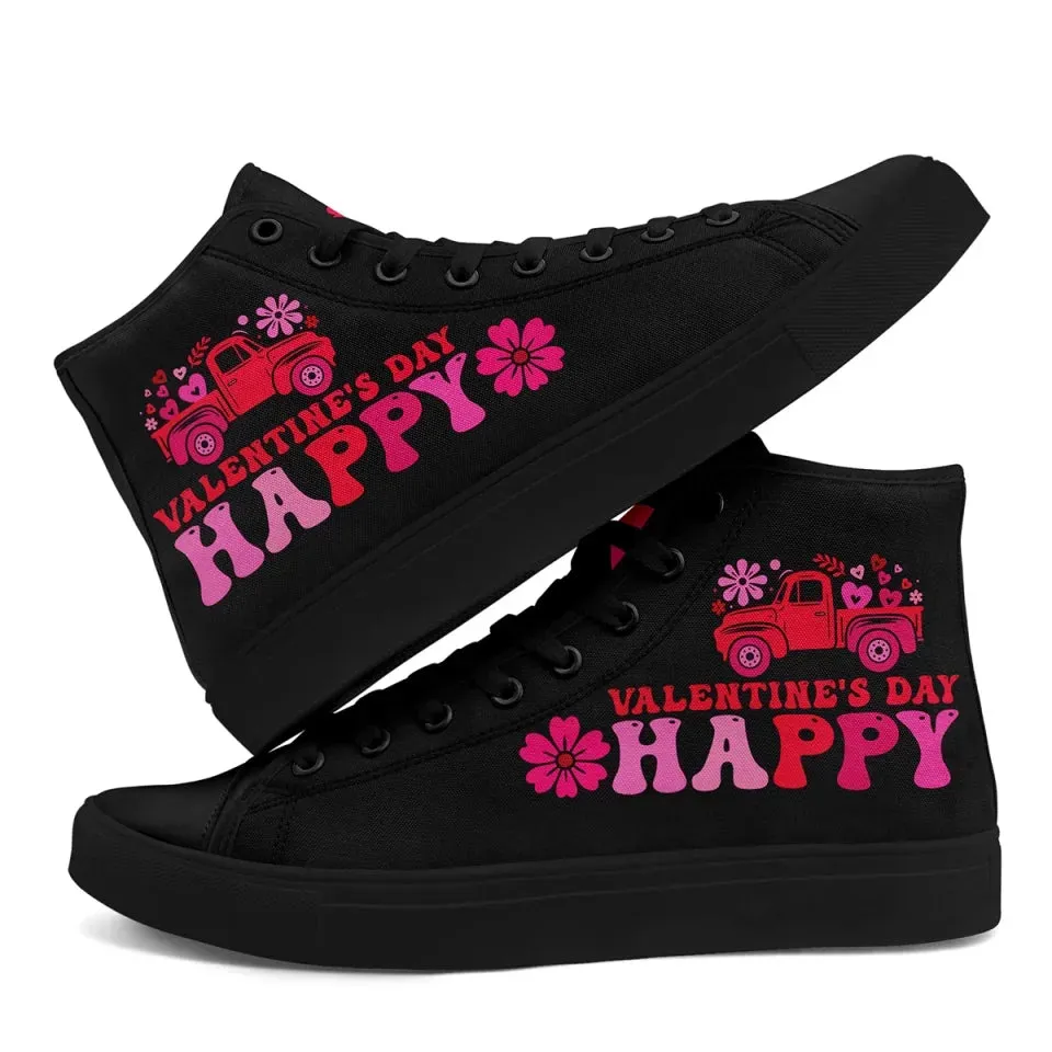 Unique Gift,Personalized Romantic Sneakers, Custom Love Struck Shoes, Unique Valentine's Gift