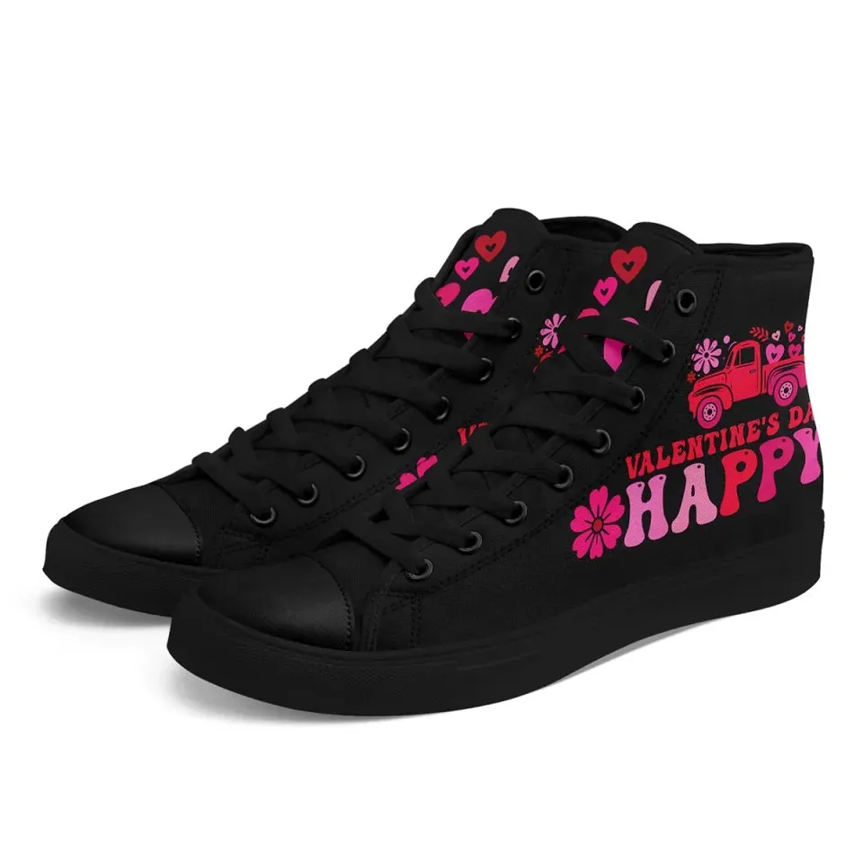 Unique Gift,Personalized Romantic Sneakers, Custom Love Struck Shoes, Unique Valentine's Gift