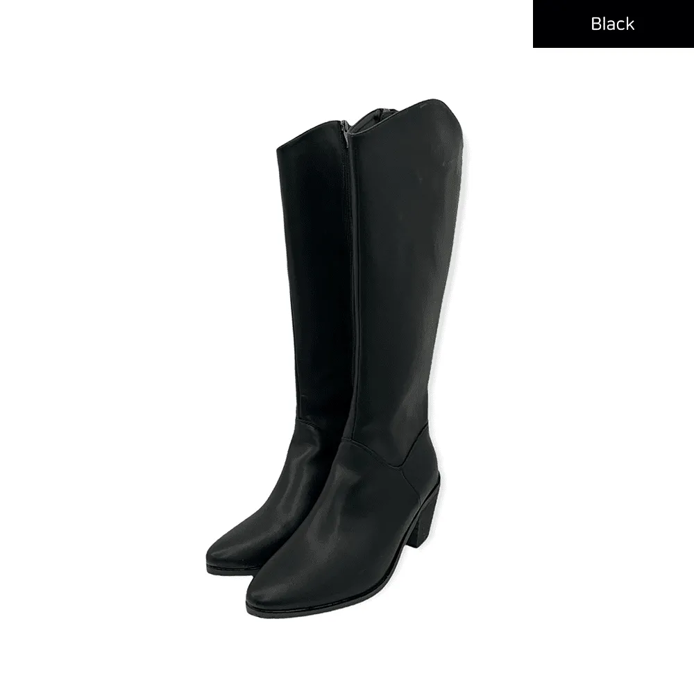Western Mid Calf Boots