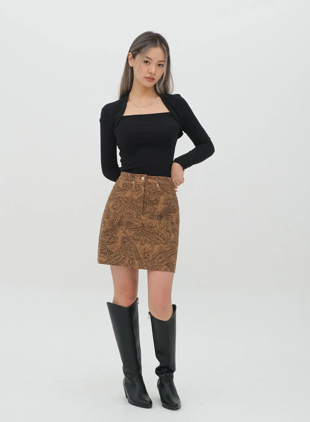 Western Mid Calf Boots