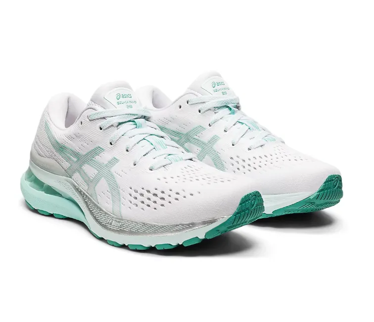Women's Asics Gel Kayano 28 (White/Mint)