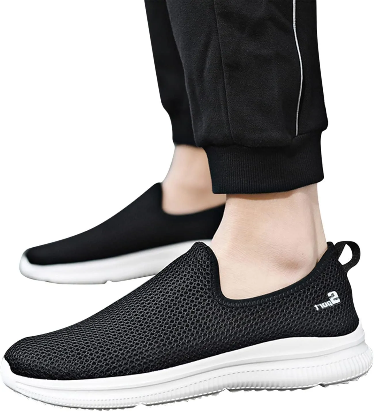 Women's Fashion Sneaker Non Slip Work Wide Comfortable Slip Resistant Work Shoes Running Shoes for Women Womens Loafer Flat Mid Top Sneakers for Men