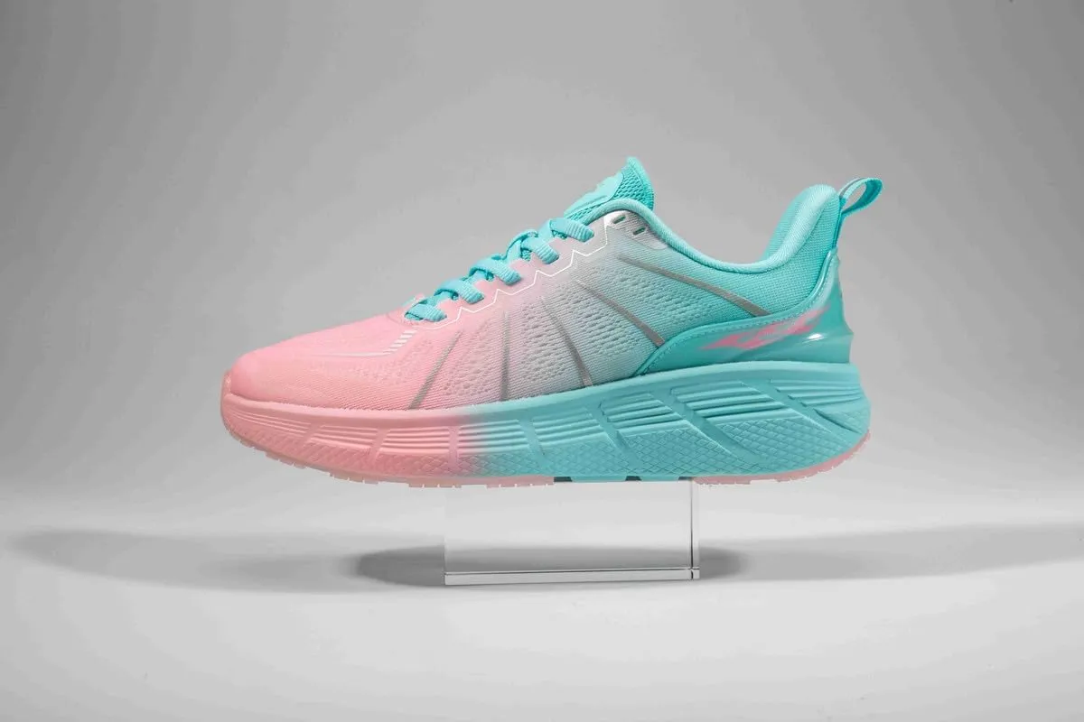 Women's Sport Running Shoes Vibrant Athletic Slip On Athletic Workout Walking Sneaker Memory Foam Gym Training Tennis Shoes